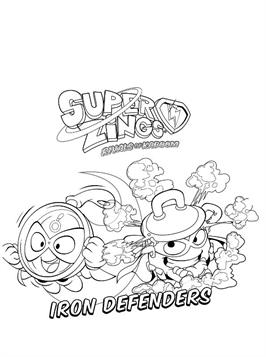 Coloring Pages Superthings Kazoom Kids - Superzings 8