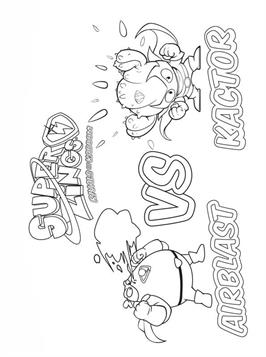 Coloring Pages Superthings Kazoom Kids - Superzings 8