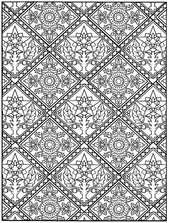 Kids-n-fun.com | 30 coloring pages of Tiles