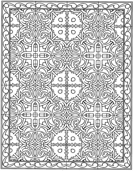 Kids-n-fun.com | 30 coloring pages of Tiles