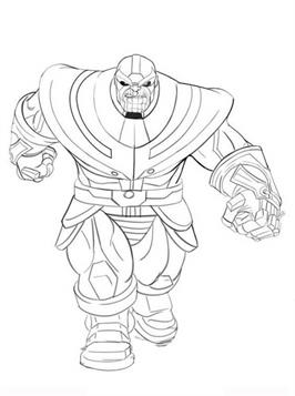 Lego Thanos Coloring Page for Kids - Free Lego Printable Coloring Pages  Online for Kids 