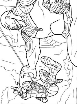 kidsnfun  12 coloring pages of thanos