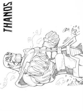 kidsnfun  12 coloring pages of thanos
