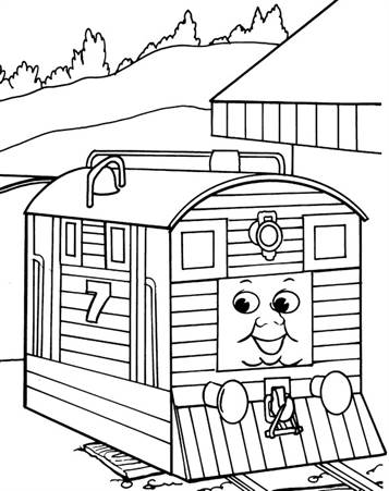 thomas the tank engine and coloring pages