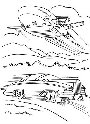 thunderbirds are go coloring pages