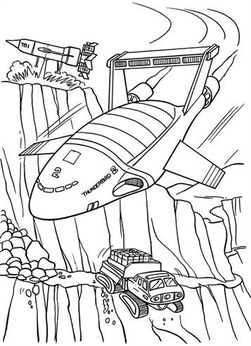 thunderbirds are go coloring pages