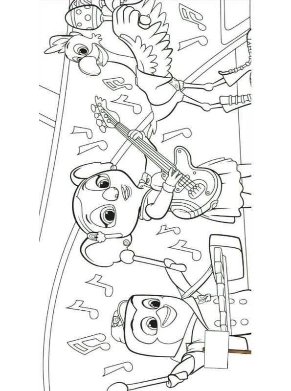 Kids n fun.com   Coloring page TOTS T.O.T.S. 2