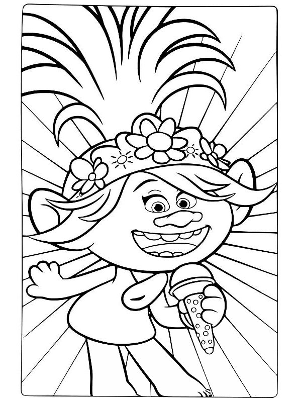 Kids-n-fun.com | Coloring page Trolls World Tour Trolls World 2