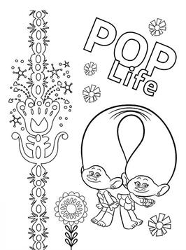 Free Printable Trolls 2 Queen Poppy Coloring Page  Poppy coloring page,  Monster coloring pages, Cartoon coloring pages