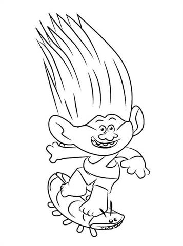 kidsnfun  26 coloring pages of trolls