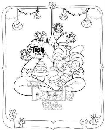 kidsnfun  26 coloring pages of trolls