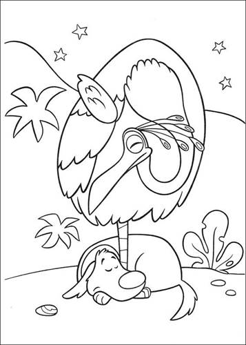 kevin up coloring page