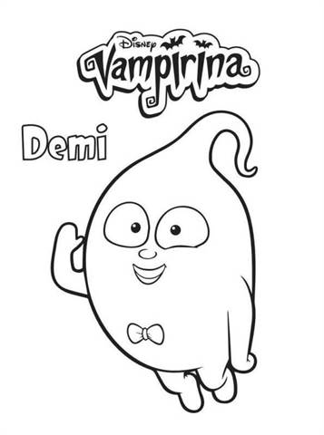 Kids N Fun Com 4 Coloring Pages Of Vampirina