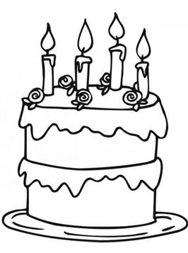 birthday cake coloring pages preschool halloween