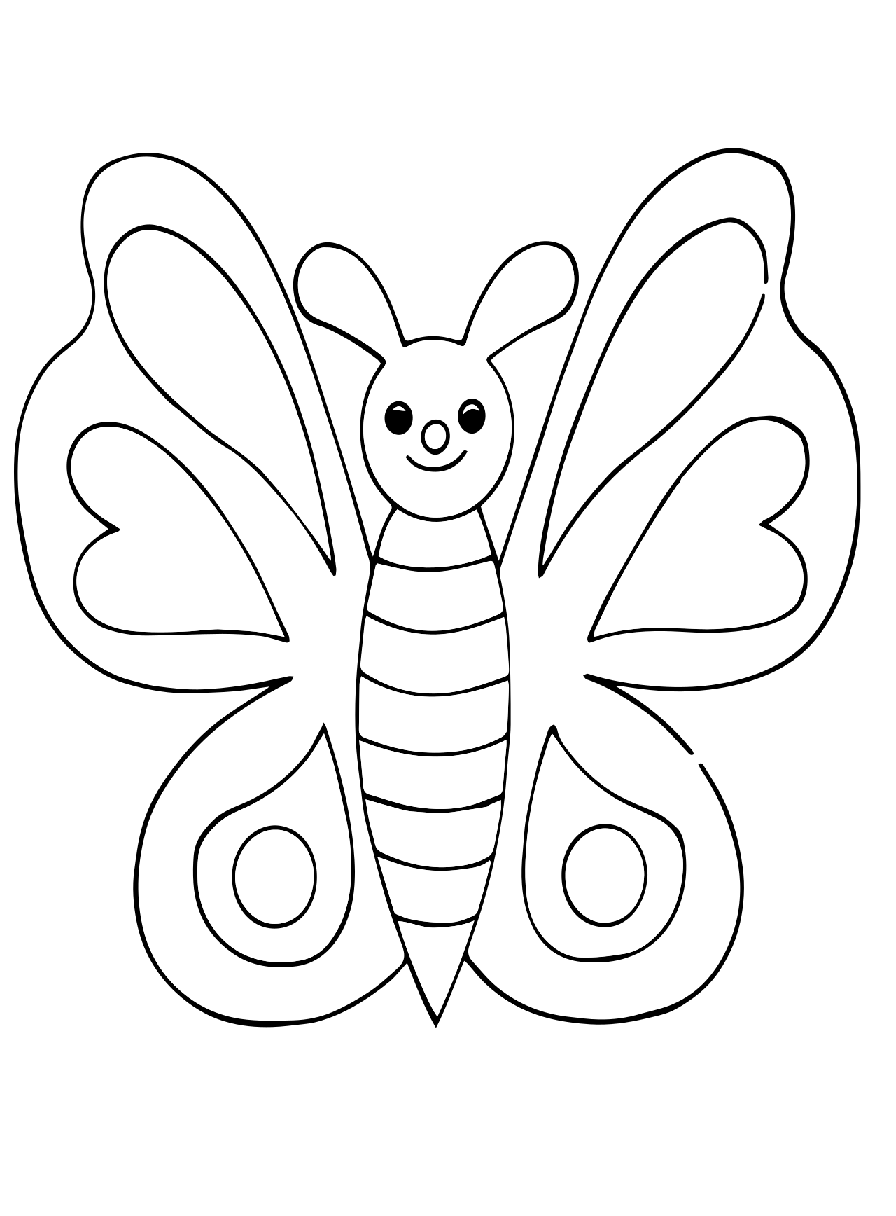 Kids-n-fun.com | Coloring page Butterflies Butterflies