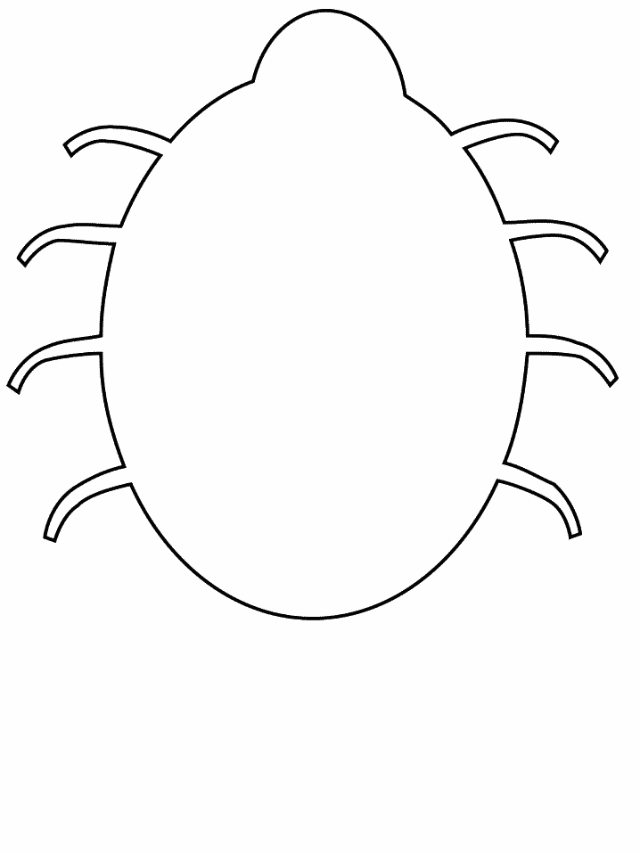 Божья коровка рисунок шаблон