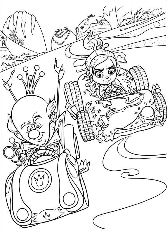 Printable Wreck It Ralph  Fix It Felix Jr Sergeant Calhoun Coloring Pages 2