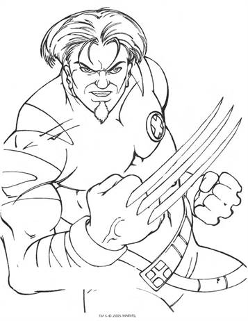 Kids-N-Fun.com | 40 Coloring Pages Of X Men